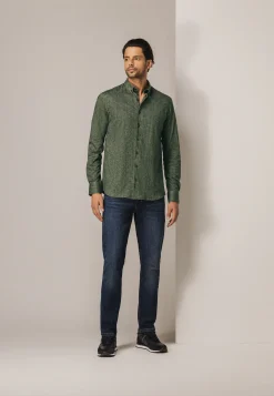 Discount Overhemd met visgraatpatroon Overhemden