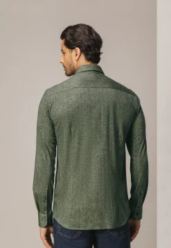 Discount Overhemd met visgraatpatroon Overhemden