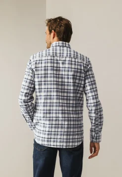 Overhemd met visgraatpatroon Overhemden