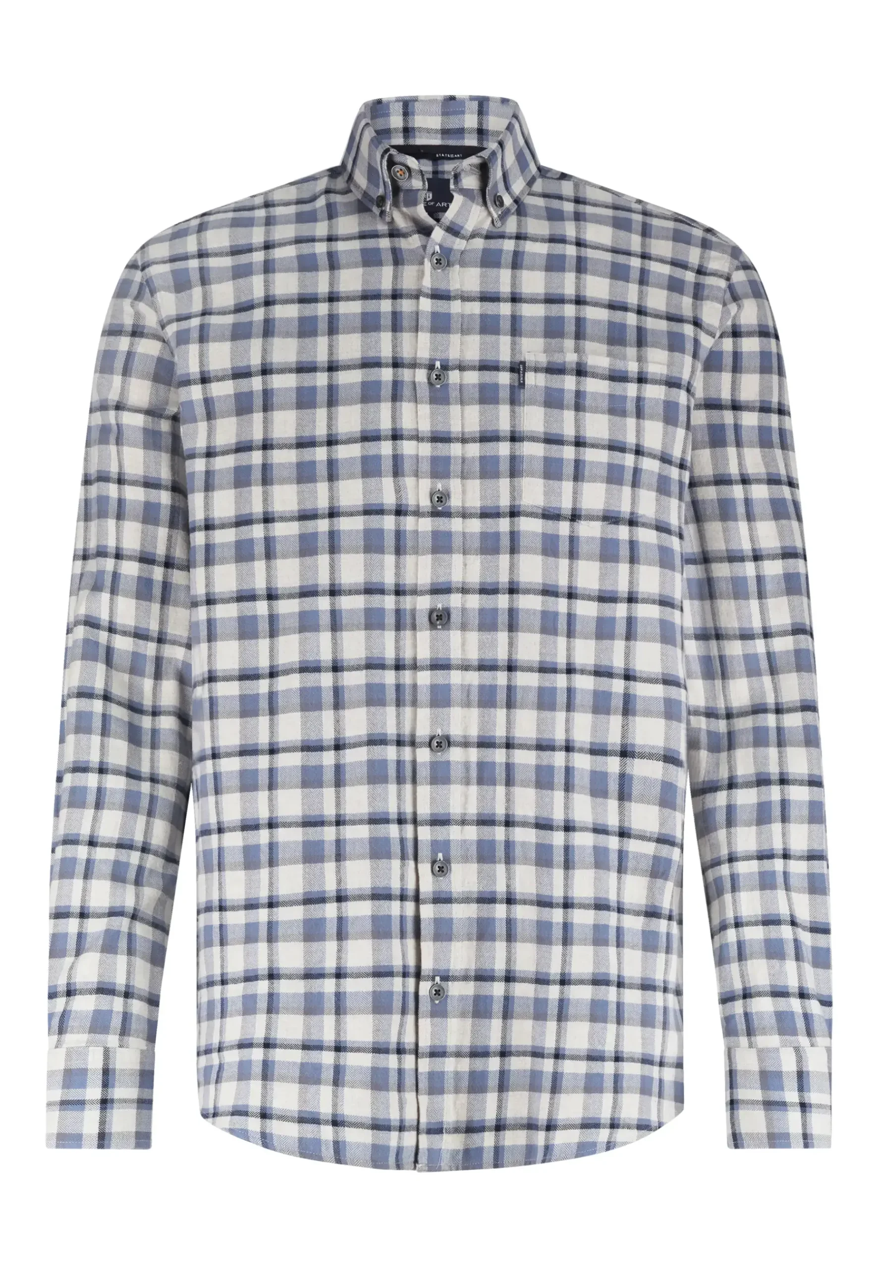 Overhemd met visgraatpatroon Overhemden