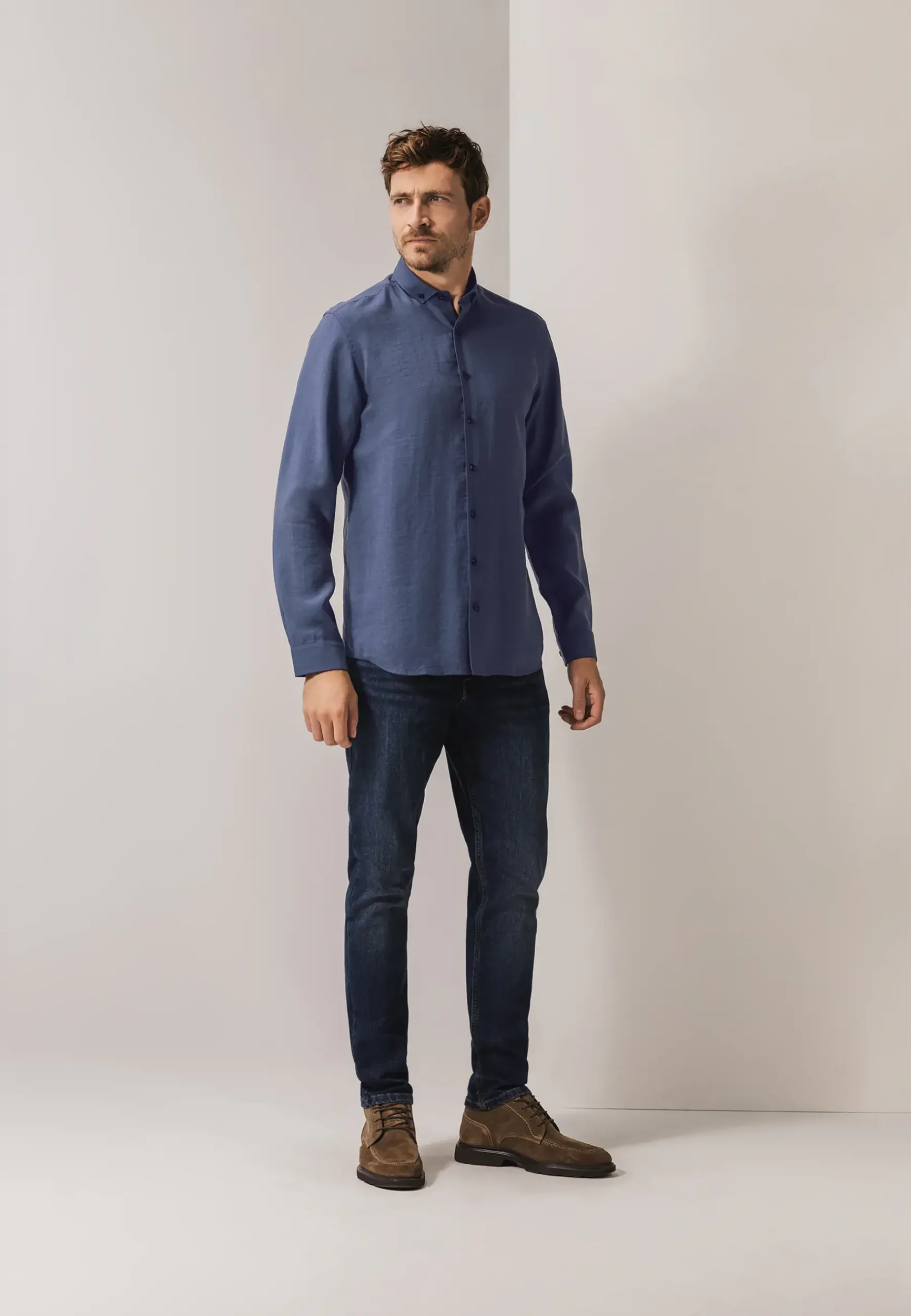 Outlet Overhemd van een lyocellblend Overhemden