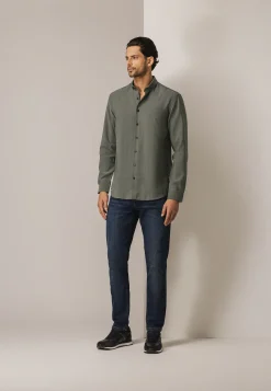 Overhemd van een lyocellblend Overhemden