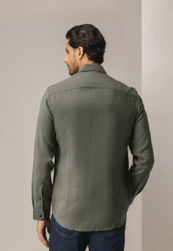 Overhemd van een lyocellblend Overhemden