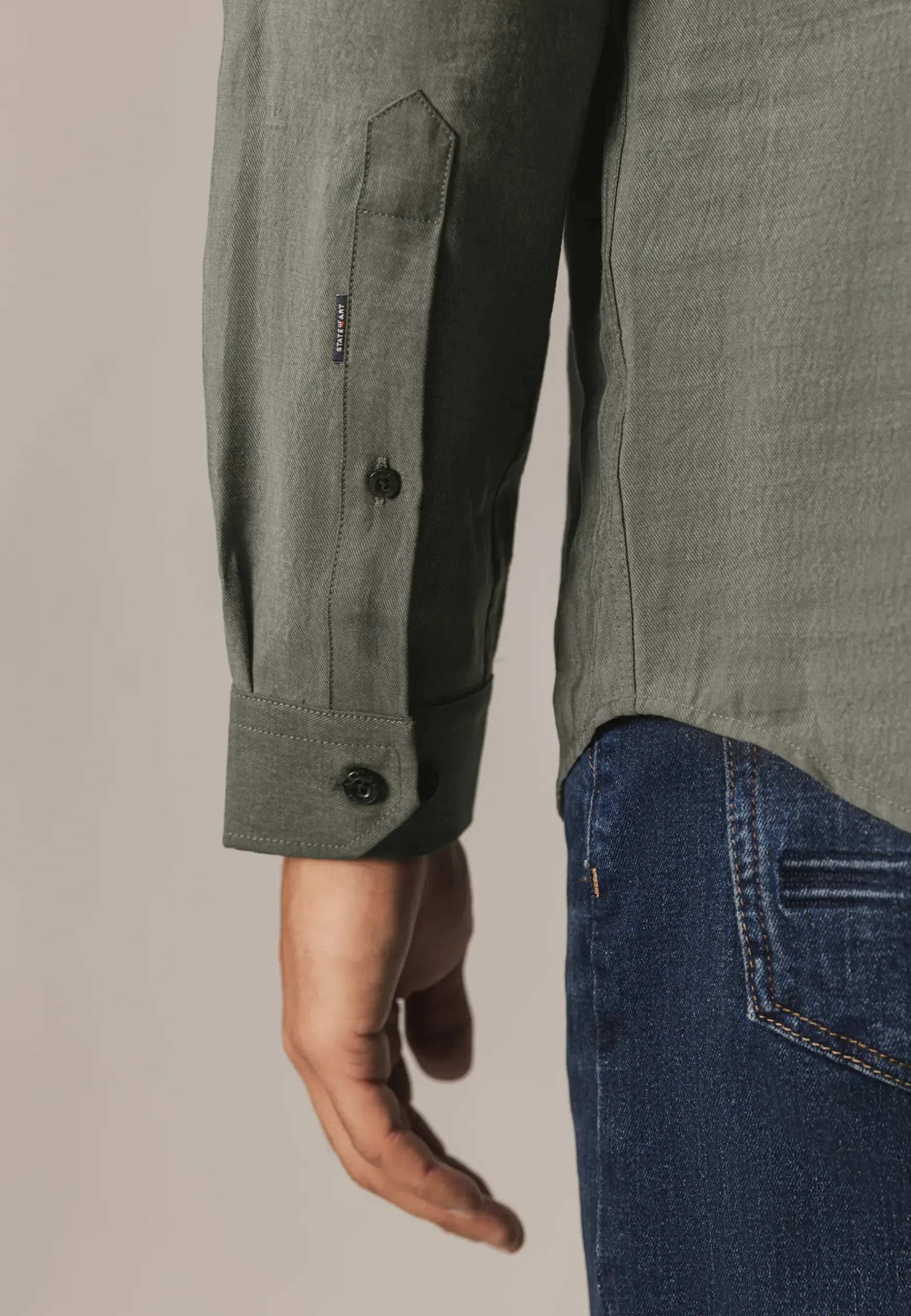 Overhemd van een lyocellblend Overhemden