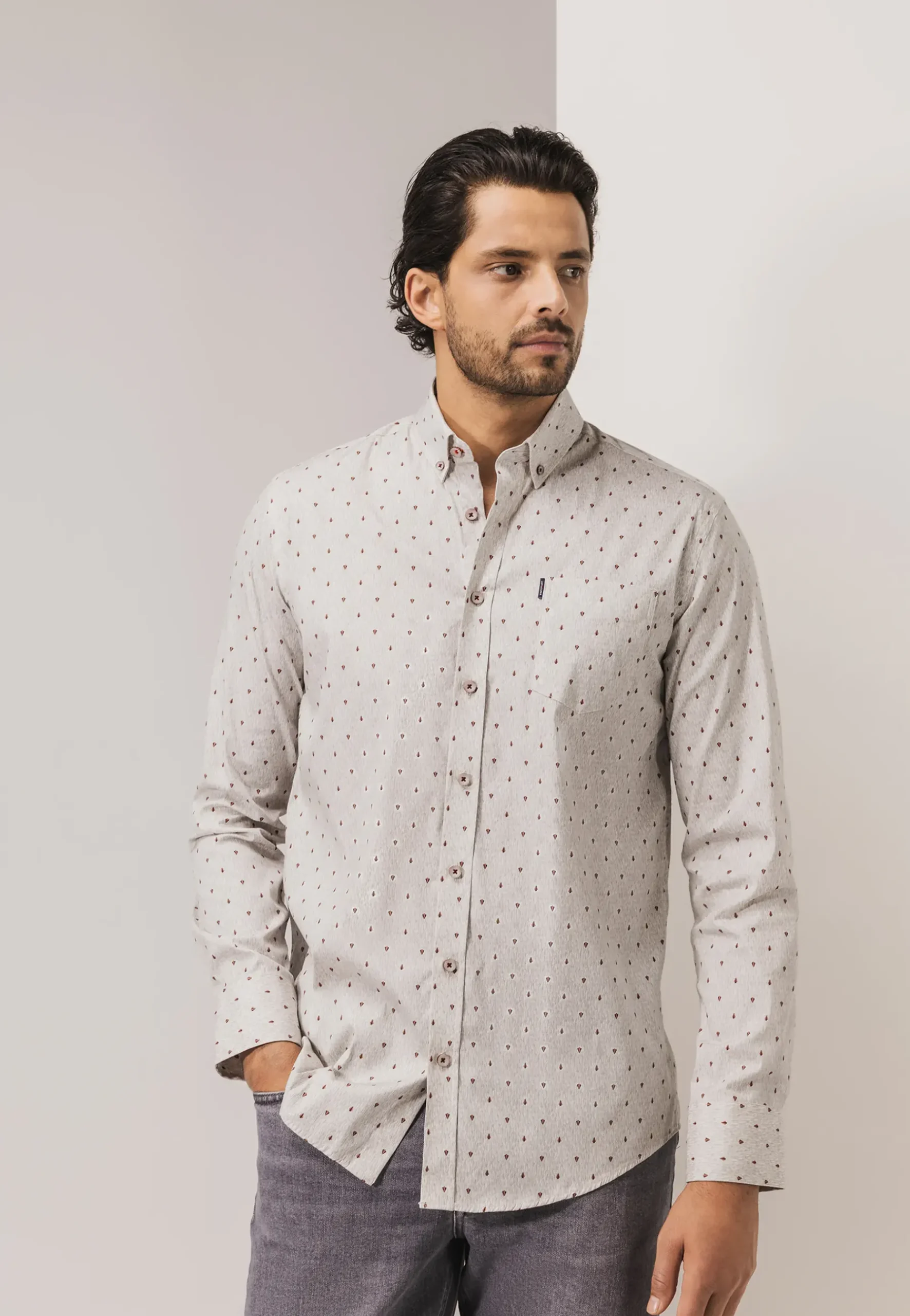 Clearance Overhemd van een lyocellmix Overhemden