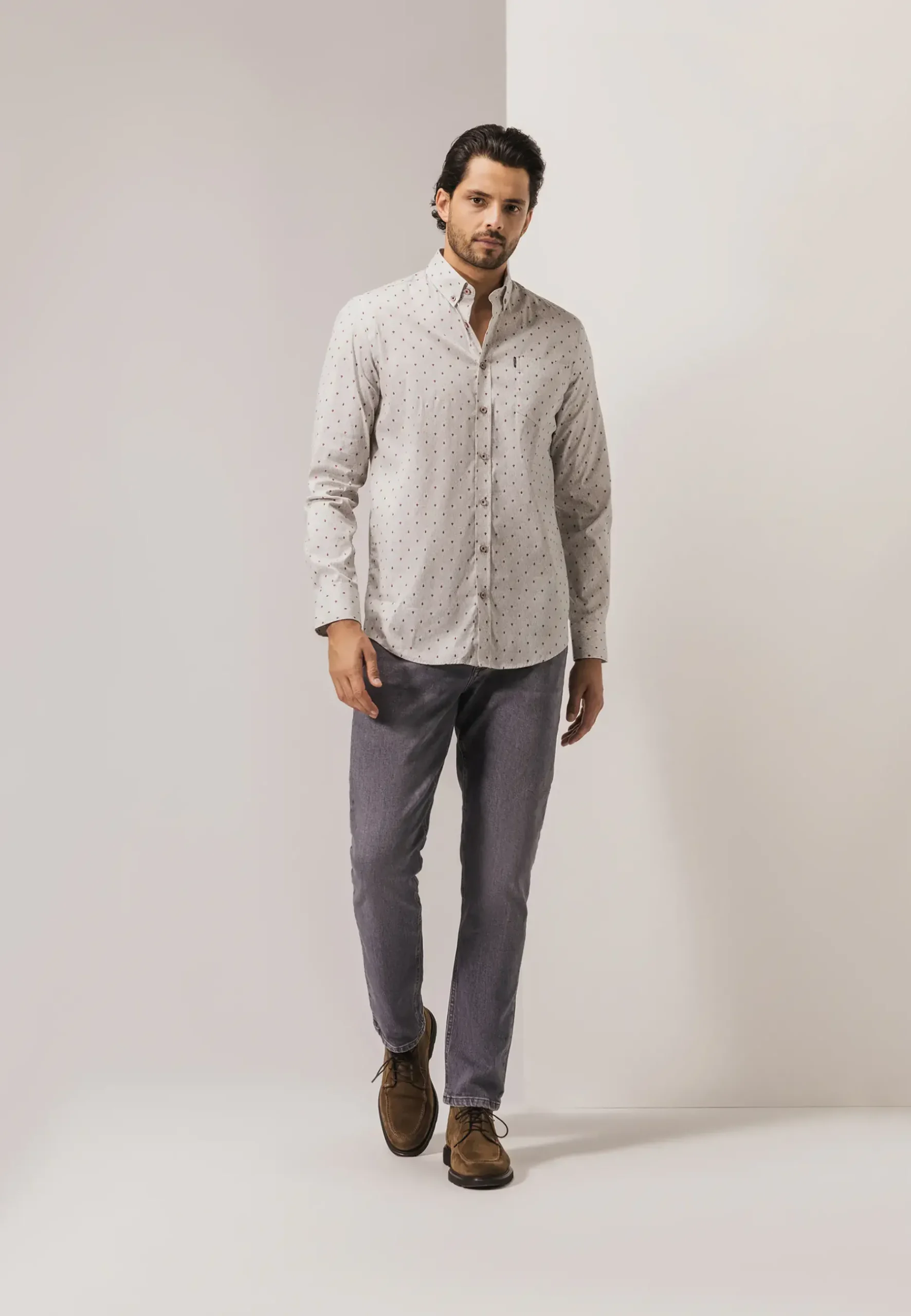 Clearance Overhemd van een lyocellmix Overhemden