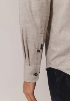 Outlet Overhemd van gemêleerde twillstof Overhemden