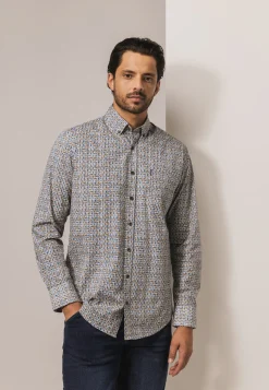 New Overhemd van katoen met stretch Overhemden