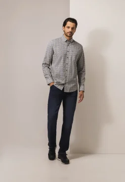 New Overhemd van katoen met stretch Overhemden