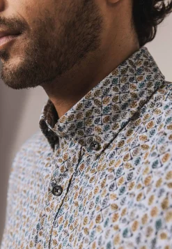 New Overhemd van katoen met stretch Overhemden