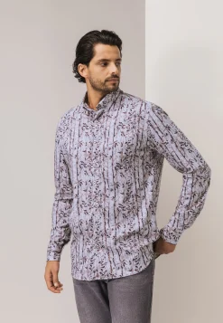 Overhemd van katoenen jerseystof Overhemden