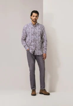 Overhemd van katoenen jerseystof Overhemden