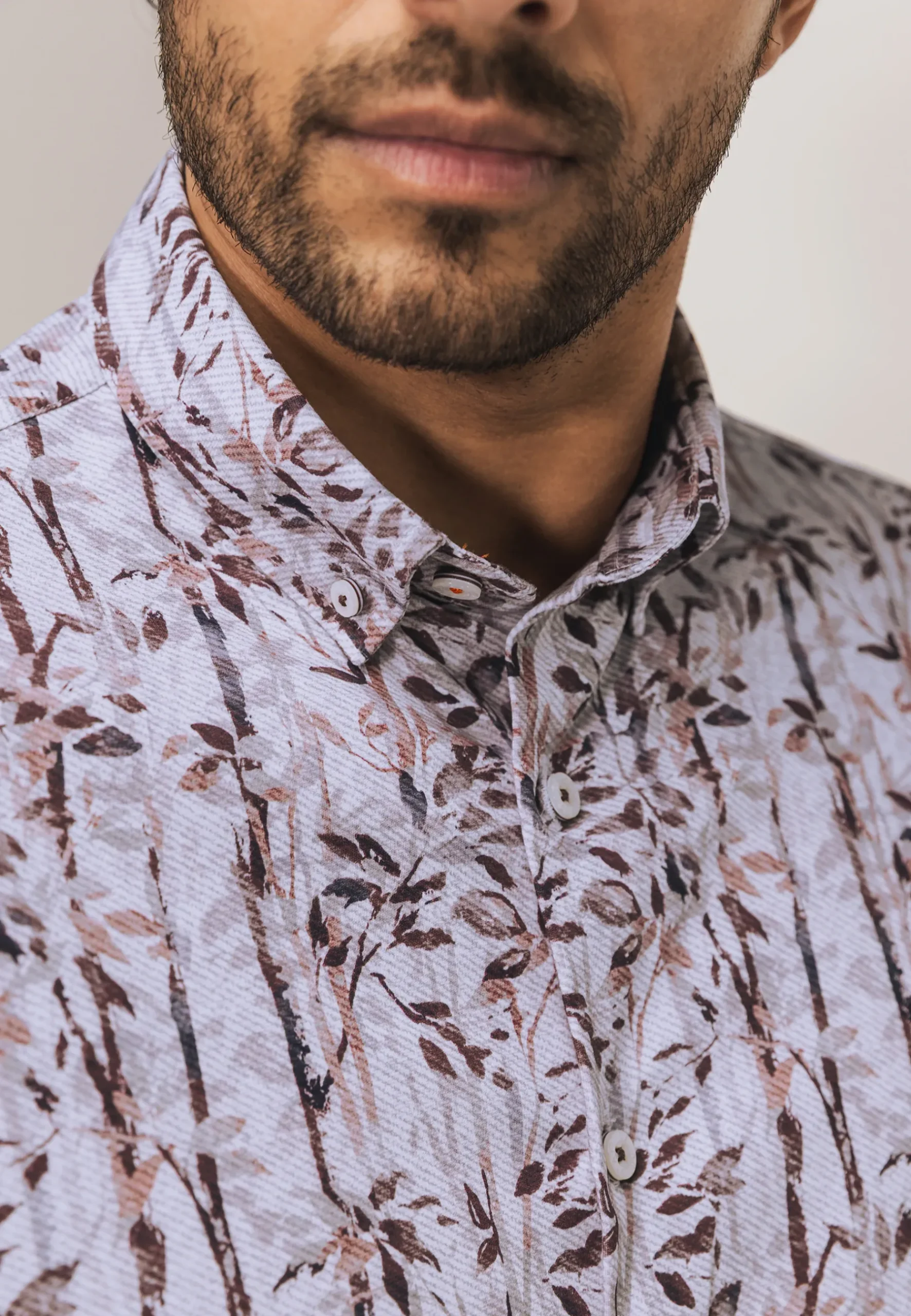 Overhemd van katoenen jerseystof Overhemden