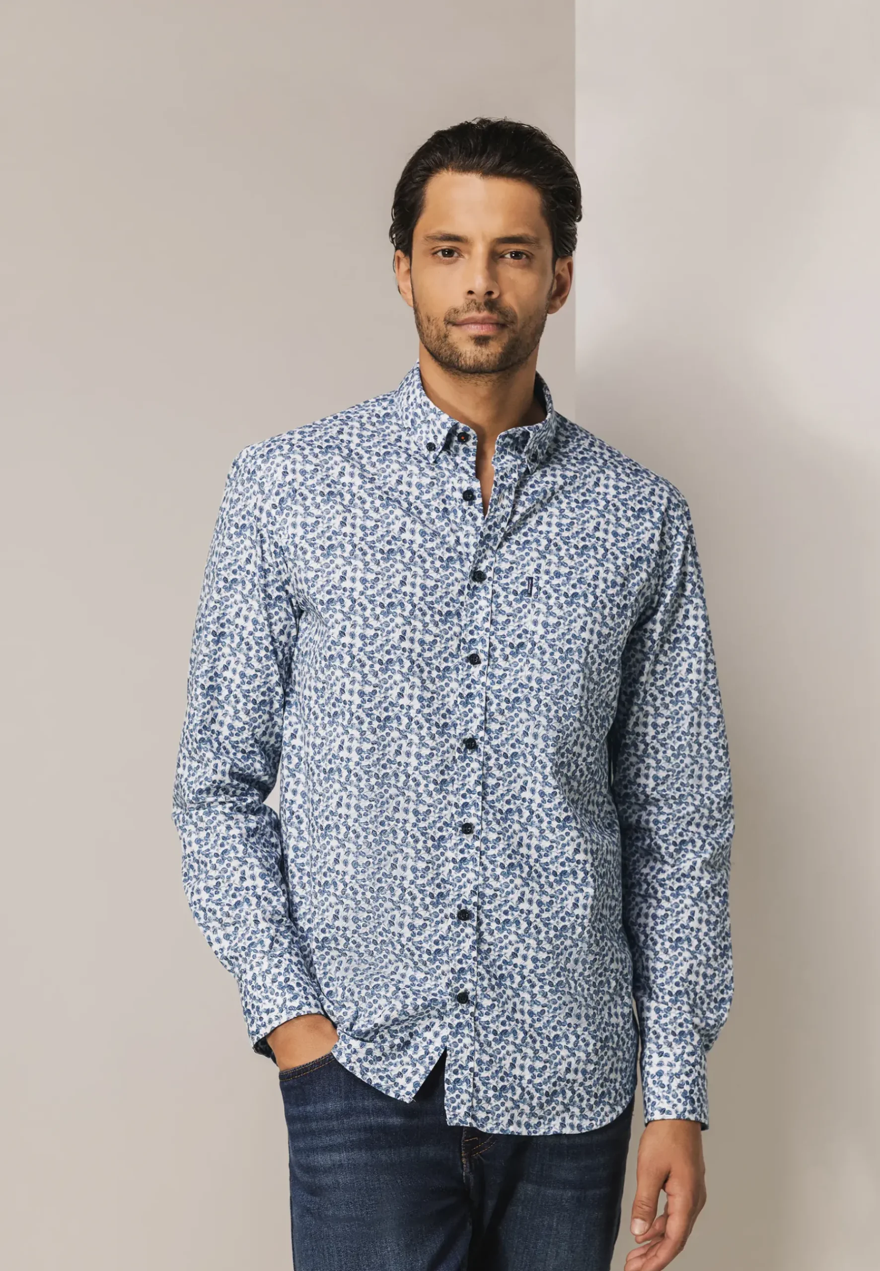 Discount Overhemd van poplinstof Overhemden