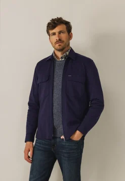 Sale Overshirt met twee klepzakken Overshirts|Overhemden