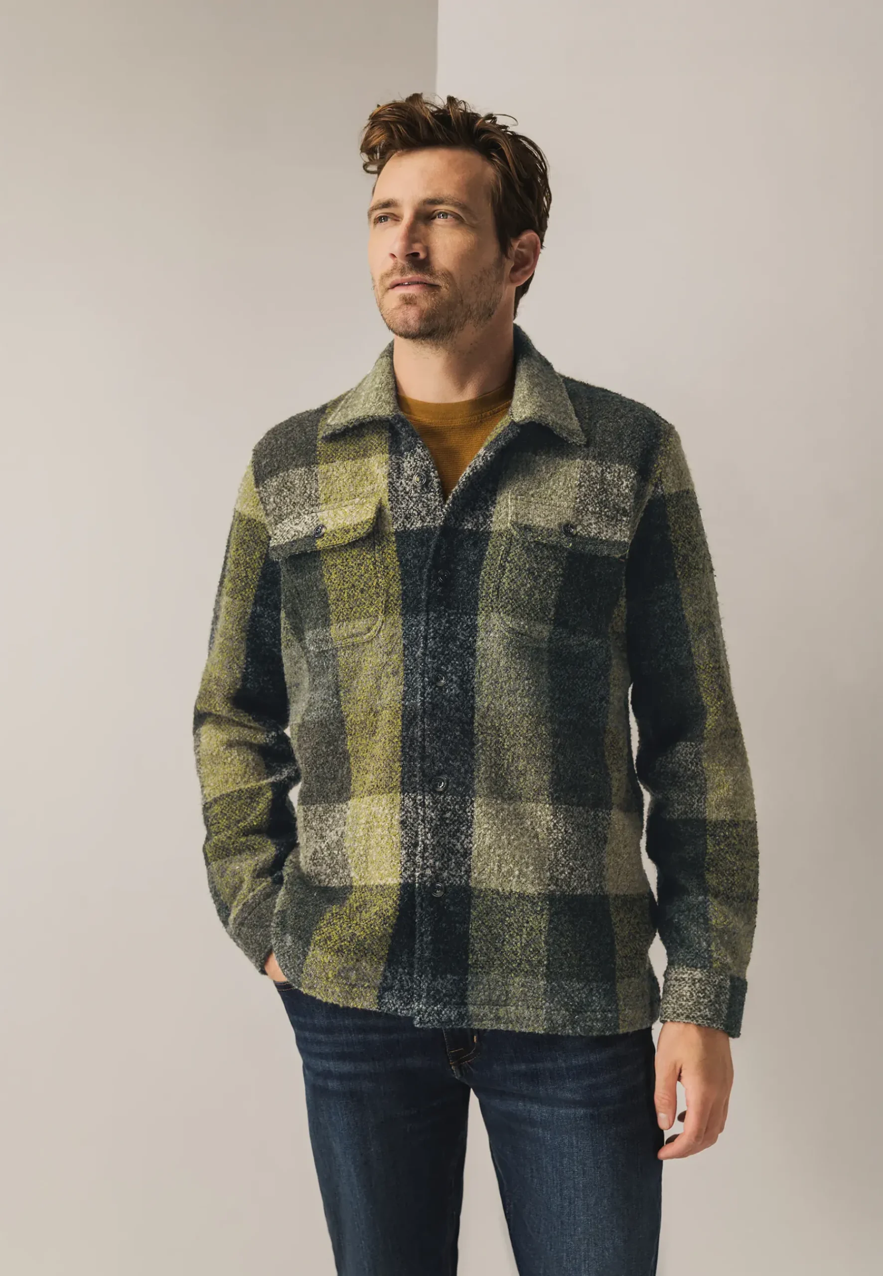 Sale Overshirt van een polyestermix Overshirts|Overhemden