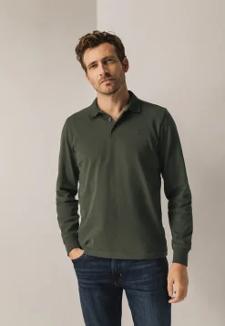 Discount Polo met structuurgebreide kraag Polo's