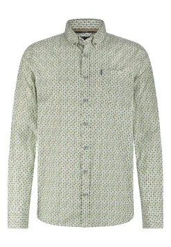 Discount Poplin overhemd met all-over print Overhemden