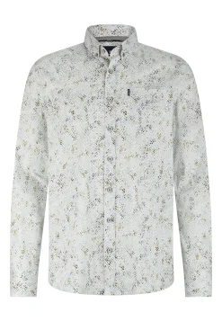 Hot Poplin overhemd met all-over print Overhemden