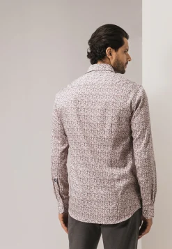 Clearance Poplin overhemd met all-over print Overhemden