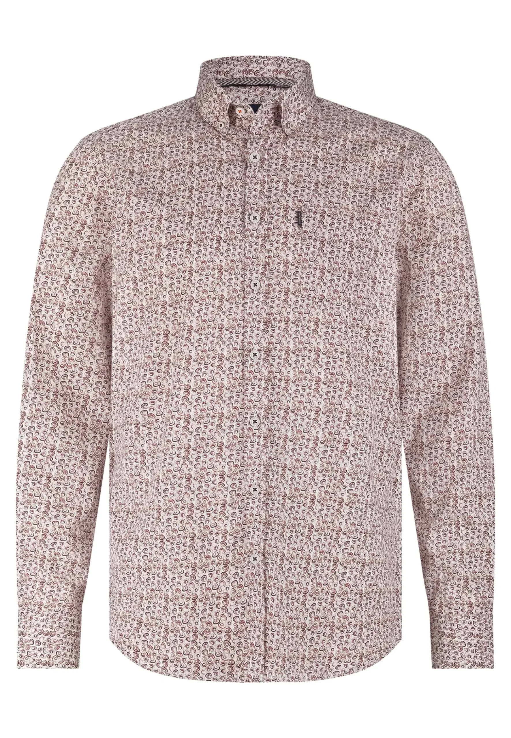 Clearance Poplin overhemd met all-over print Overhemden