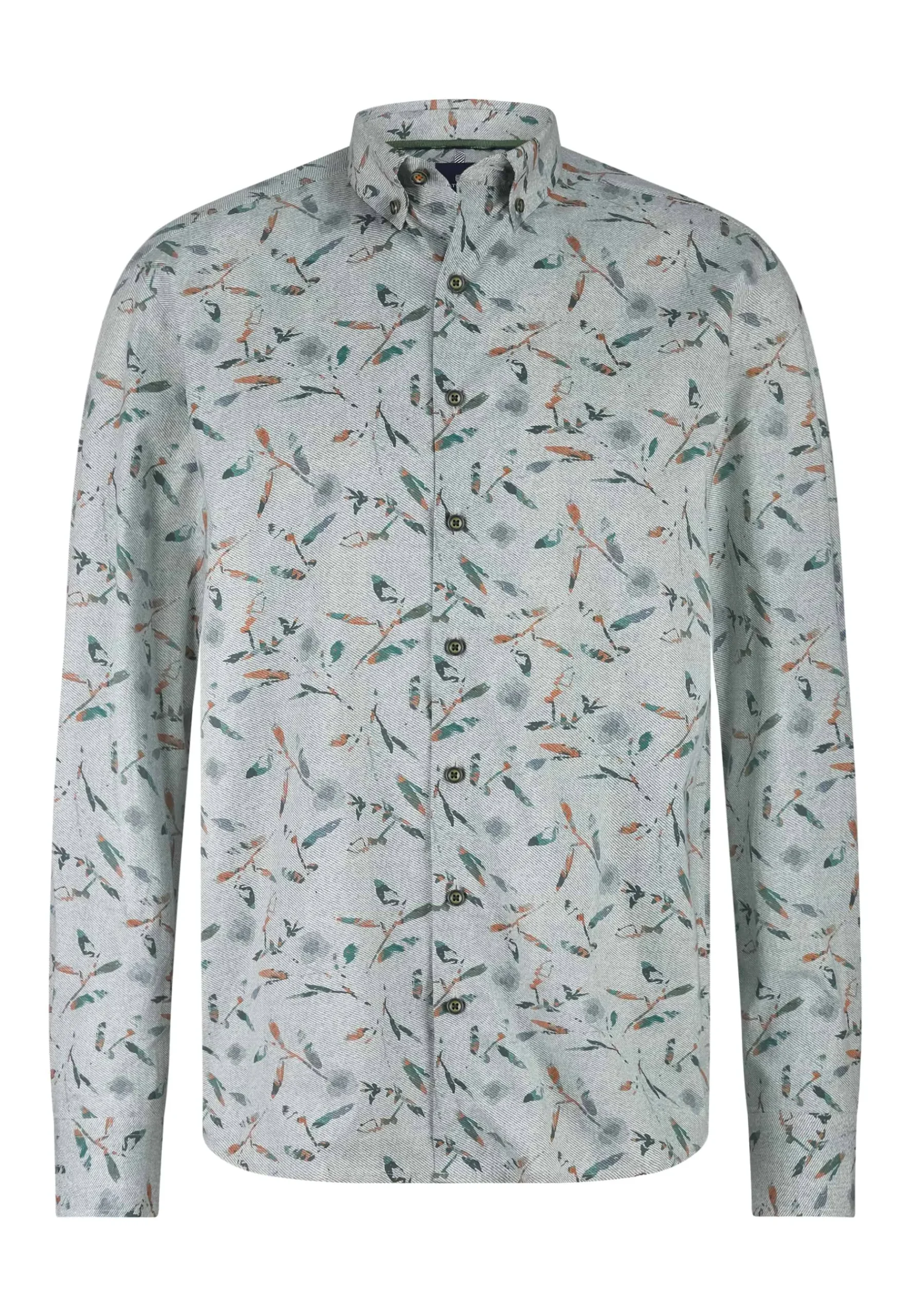 New Poplin overhemd met all-over print Overhemden