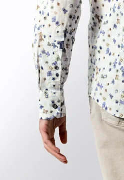 Discount Poplin overhemd met bloemenprint Overhemden