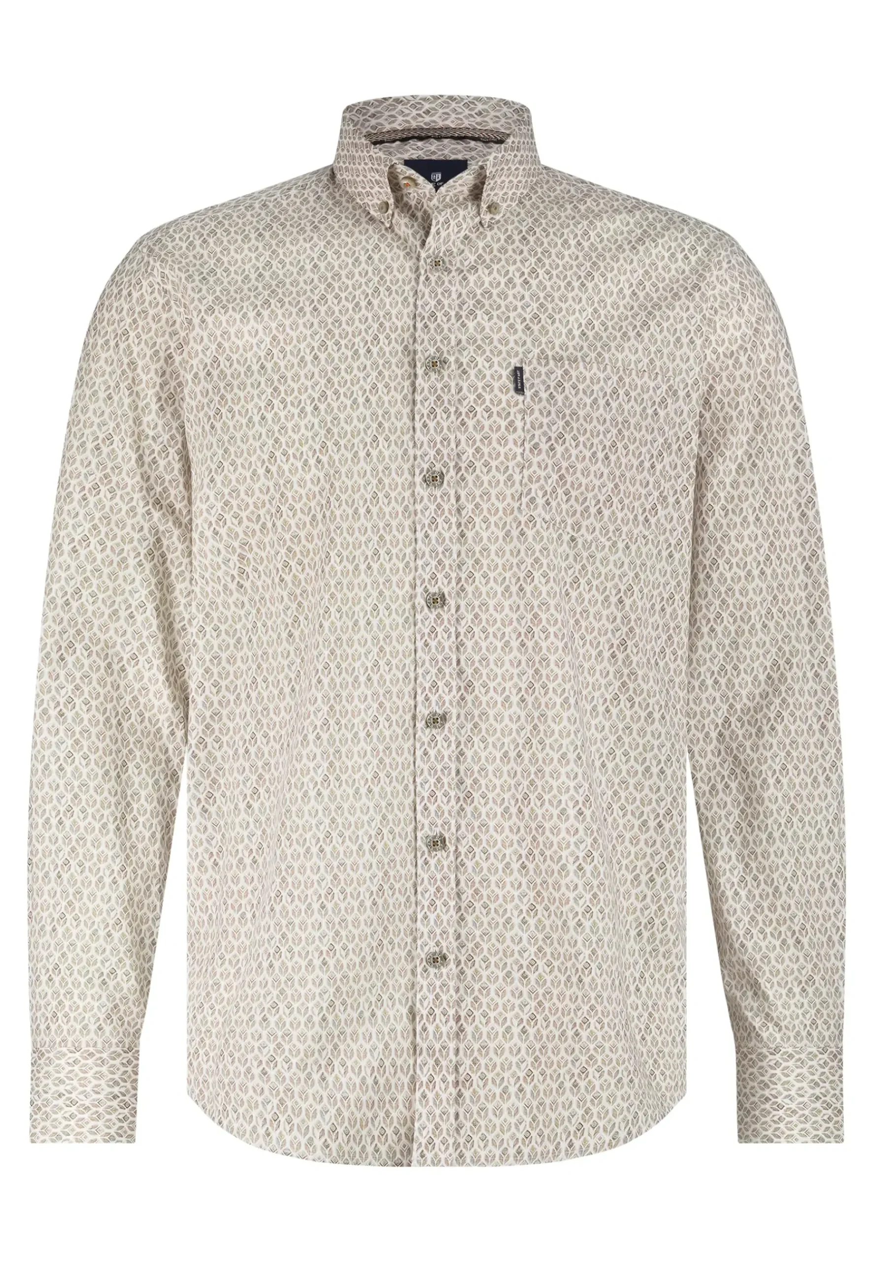 Hot Poplin overhemd met geometrische print Overhemden