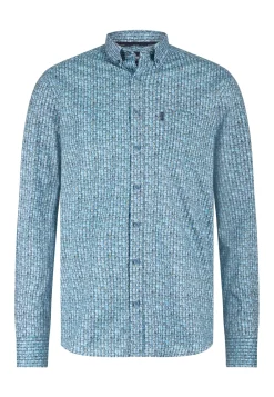 Best Poplin overhemd met geometrische print Overhemden