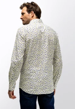 Best Poplin overhemd met kleurrijke all-over print Overhemden