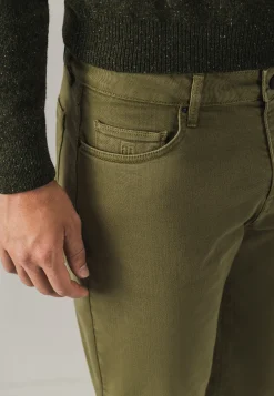 Hot RACER 5-pocket van gekleurd stretchdenim Jeans|Broeken