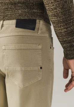 Clearance RACER 5-pocket van gekleurd stretchdenim Jeans|Broeken