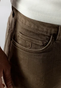 Outlet RACER 5-pocket van gekleurd stretchdenim Broeken