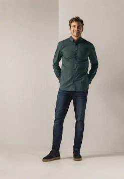 Regular fit overhemd met all-over print Overhemden