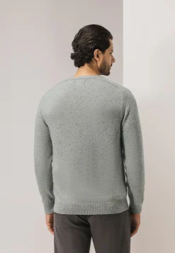 New Ronde hals trui van tweedgaren Truien