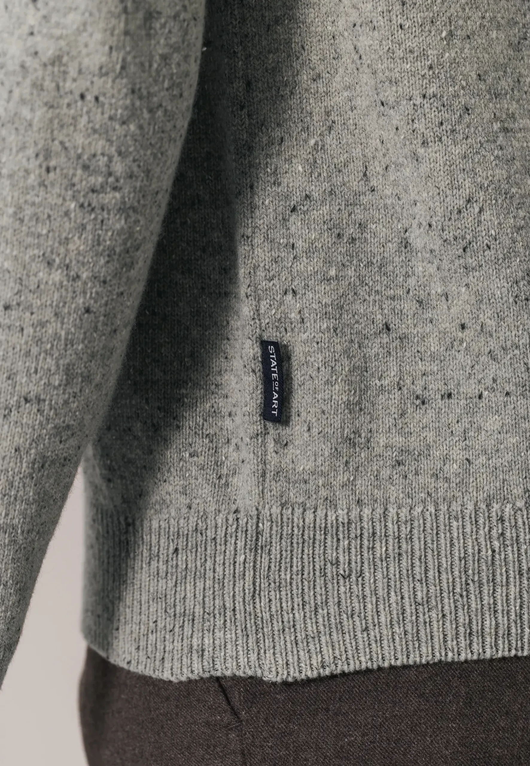 New Ronde hals trui van tweedgaren Truien