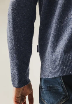 Clearance Ronde hals trui van tweedgaren Truien