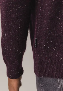 Hot Ronde hals trui van tweedgaren Truien