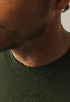 Discount Ronde hals T-shirt met structuurpatroon T-Shirts