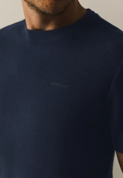 Best Ronde hals T-shirt met structuurpatroon T-Shirts