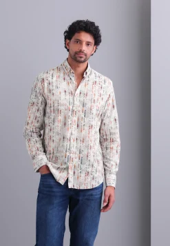 Hot Structuur overhemd van biologisch katoen Overhemden