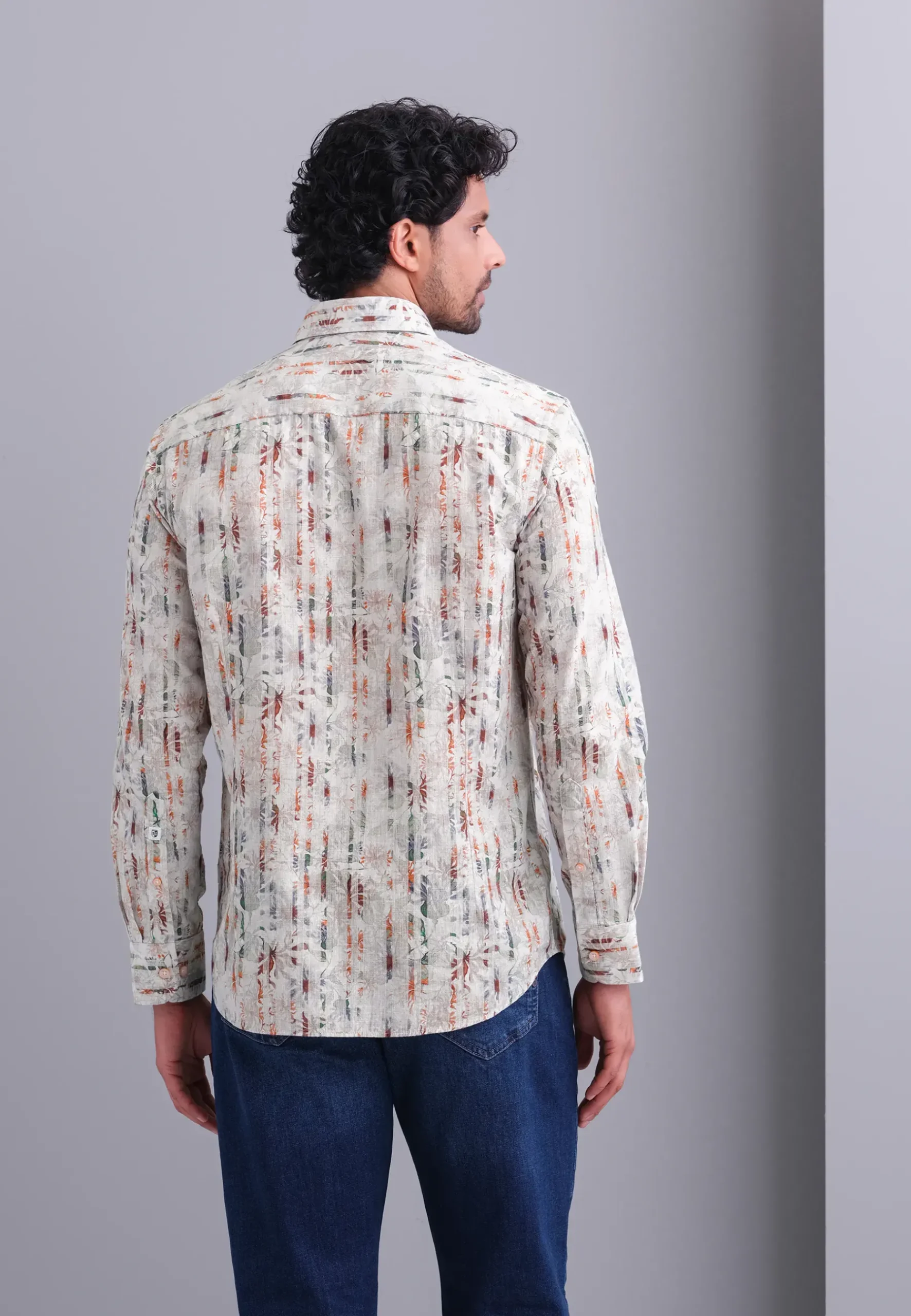 Hot Structuur overhemd van biologisch katoen Overhemden