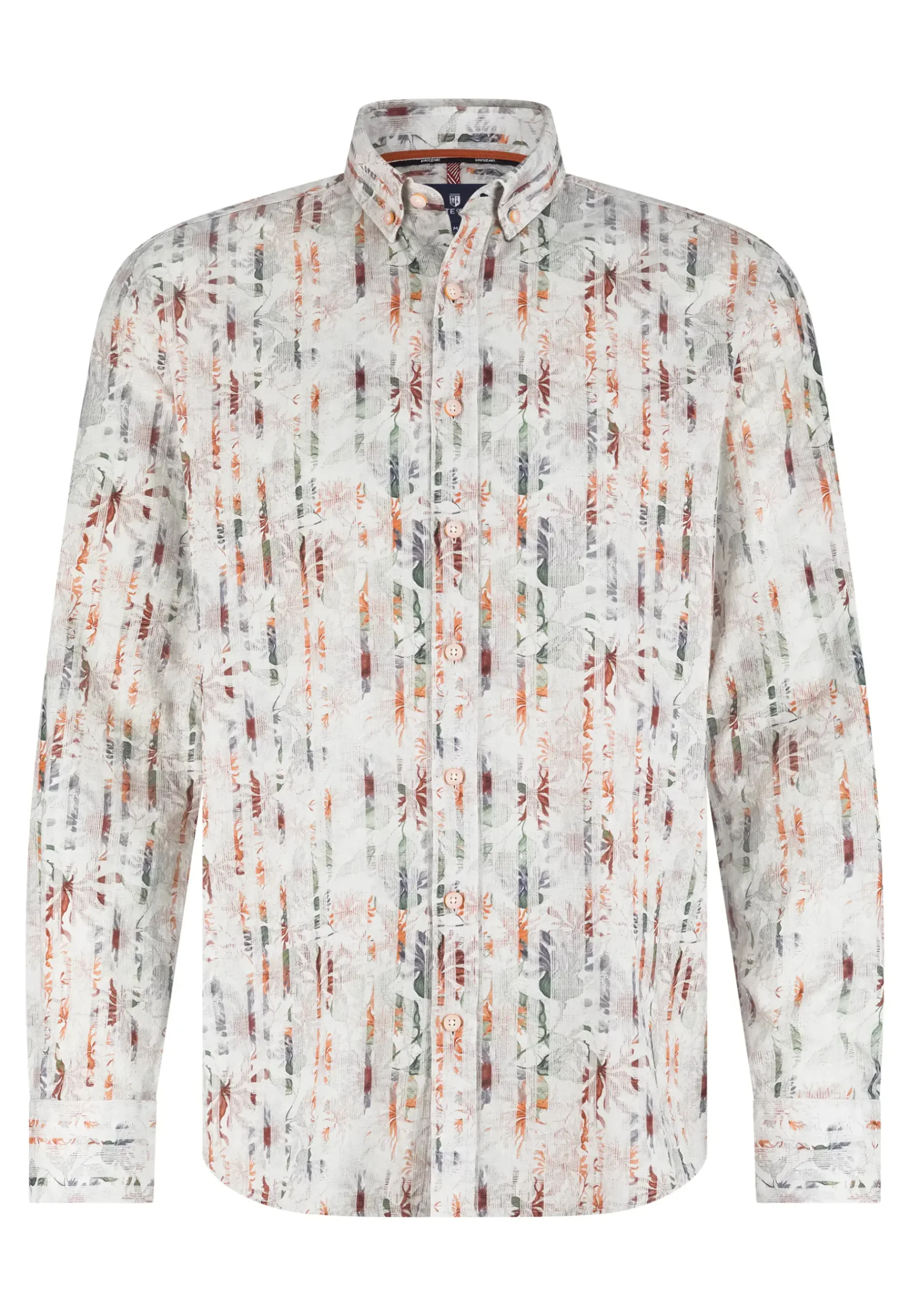 Hot Structuur overhemd van biologisch katoen Overhemden