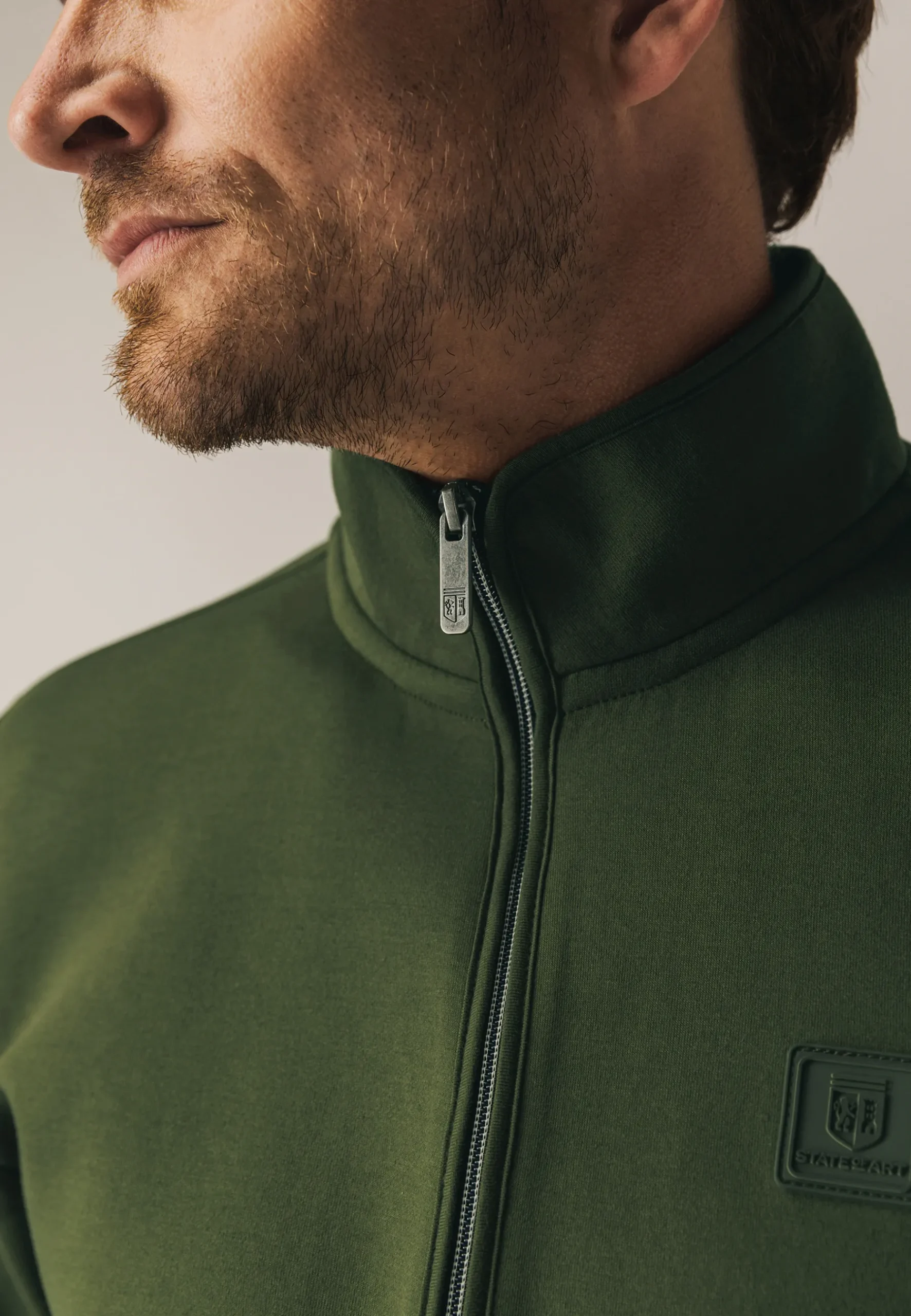 Clearance Sweatshirt met halve rits en fancy details Truien