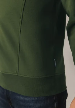 Clearance Sweatshirt met halve rits en fancy details Truien