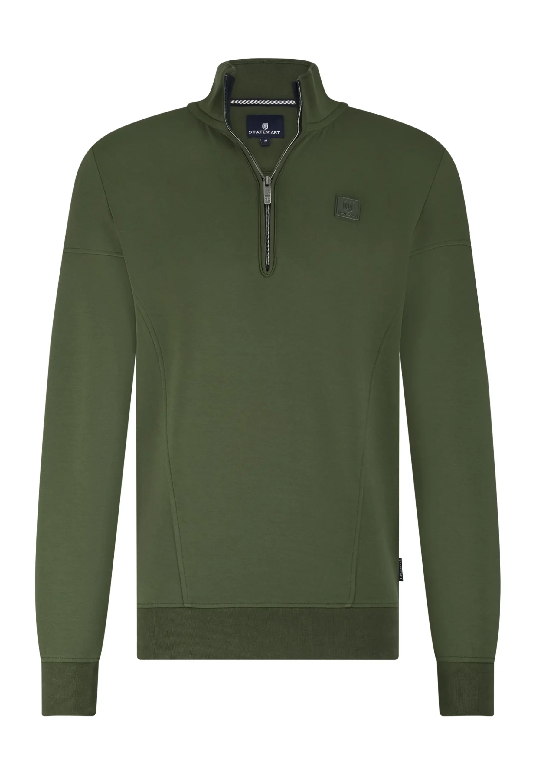 Clearance Sweatshirt met halve rits en fancy details Truien