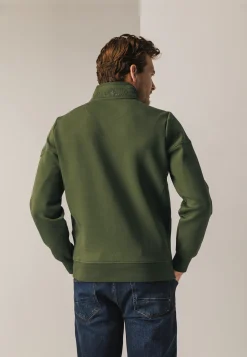 Discount Sweatvest van een katoenmix Vesten