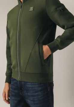 Discount Sweatvest van een katoenmix Vesten