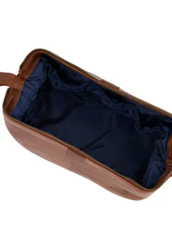 Online Toilettas van buffelleer Tassen & Portemonnees