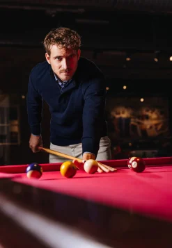 New Trui met halve rits en nylon-details Truien